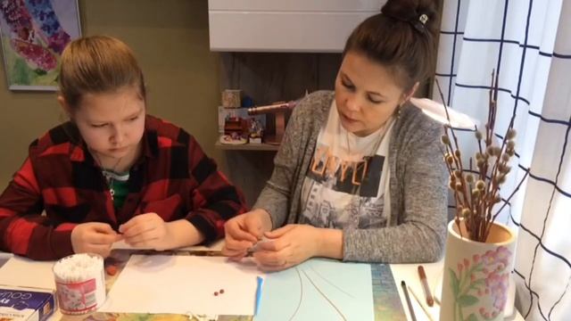 Как сделать вербу на бумаге смотреть онлайн