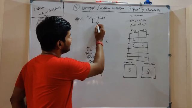 LeetCode 3 Longest Substring Without Repeating Characters in C# in Hindi смотреть онлайн
