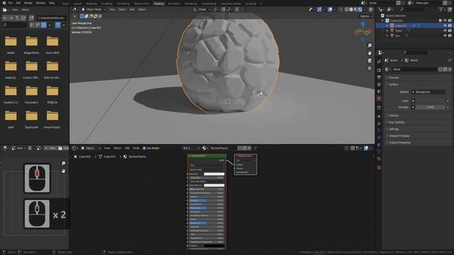 Blender 3 | Stylized Rocks the Easy Way | Create & Texture | Full Tutorial смотреть онлайн