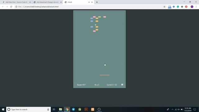Arkanoid Game In JavaScript With Source Code | Source Code & Projects смотреть онлайн