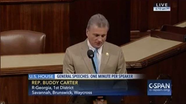 Rep. Carter Recognizes Savannah Global Solutions смотреть онлайн