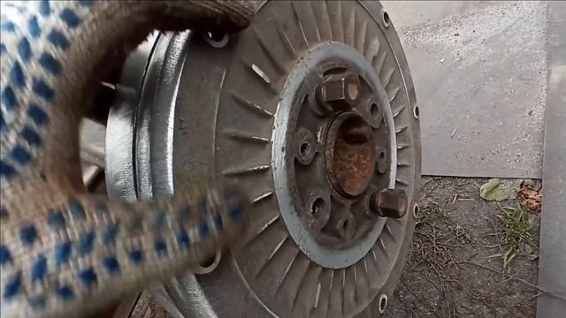 ШКИВ из барабана ВАЗ (270мм на импровизированном станке профиль "А") все просто #Фсёпро100 смотреть онлайн