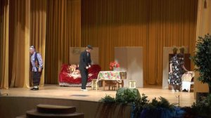 Татарский спектакль по мотивам пьесы Д.Салихова «Капчыктагы Мэгъфия»