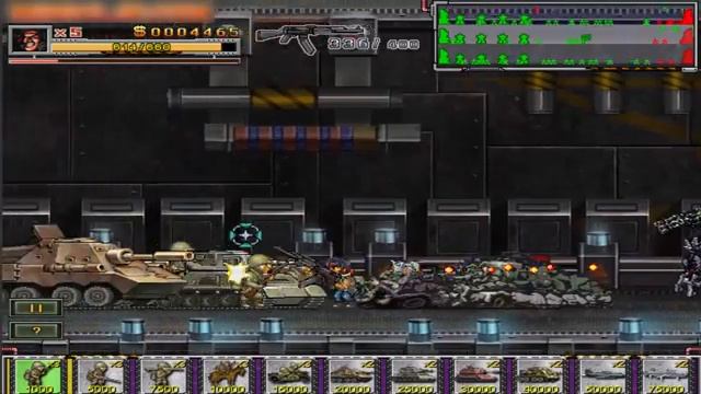 Летающий робот с длинным носом.(Commando assault X, флэш игры) смотреть онлайн