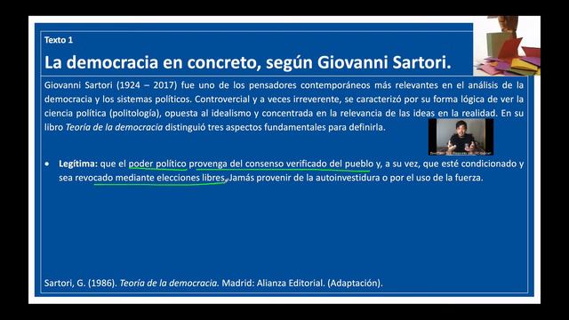 Texto 1 La democracia según Giovanni Sartori. смотреть онлайн