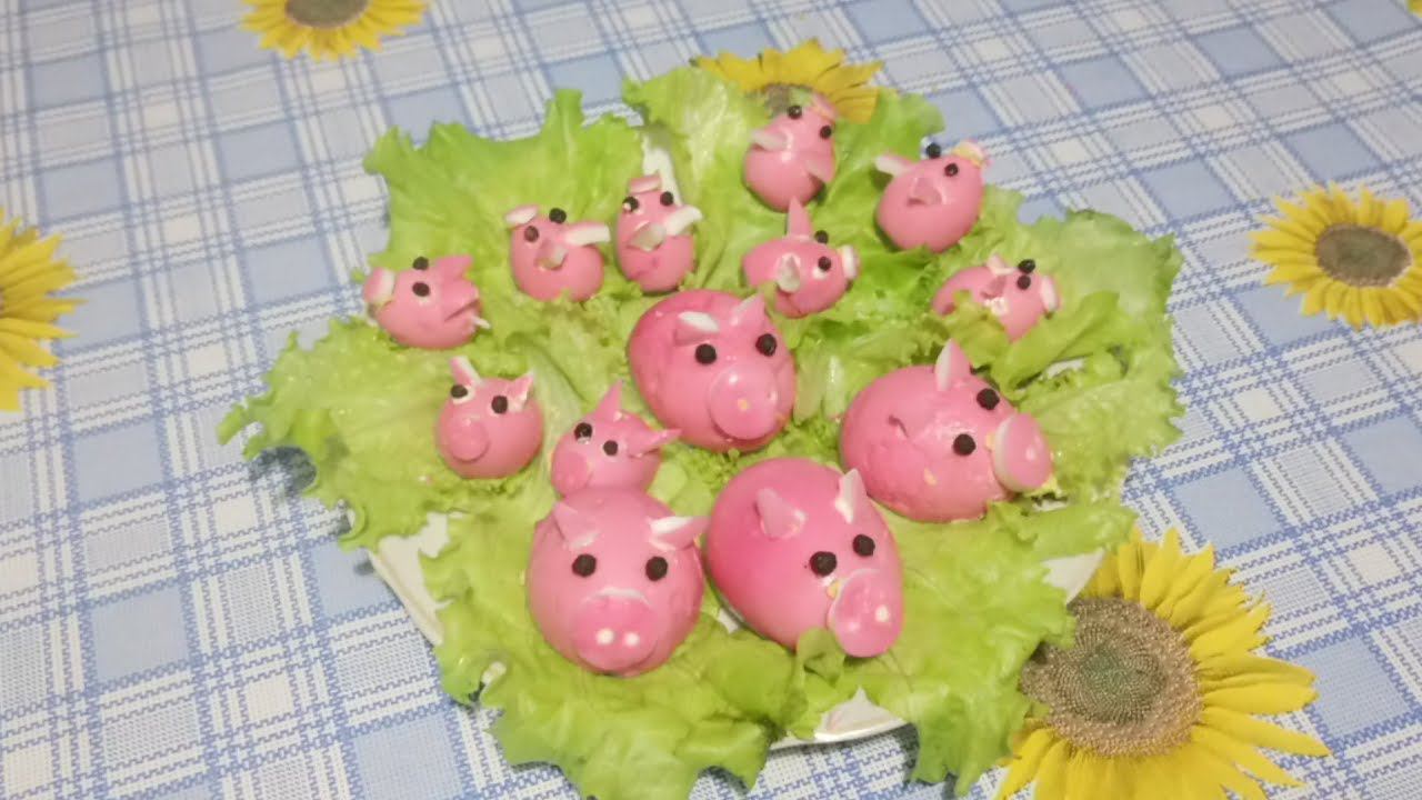 Свинки, поросята на новогодний стол