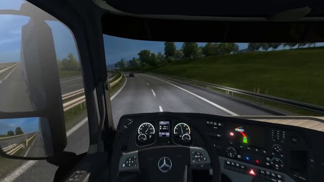 Euro Truck Simulator 2: Short trip with New Actros 2014 смотреть онлайн