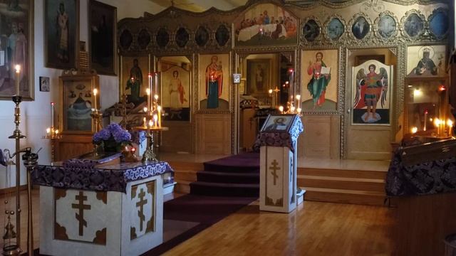 April 16, 2020. Утреня Страстной Пятницы с чтением 12 Страстных Евангелий, 5 часть. смотреть онлайн