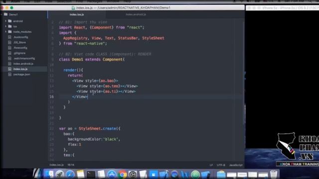 Bài 9: FLEX Phần 1 - Lập Trình REACT NATIVE Tại Khoa Phạm смотреть онлайн