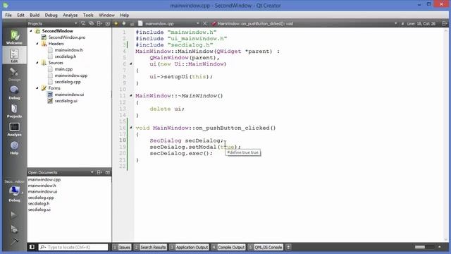 Qt Tutorials For Beginners 9 - How to Show Another Window From MainWindow in QT смотреть онлайн