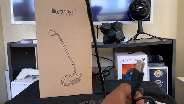 Fifine Gooseneck Microphone K052 Review, Unboxing, & Sound Test! | смотреть онлайн