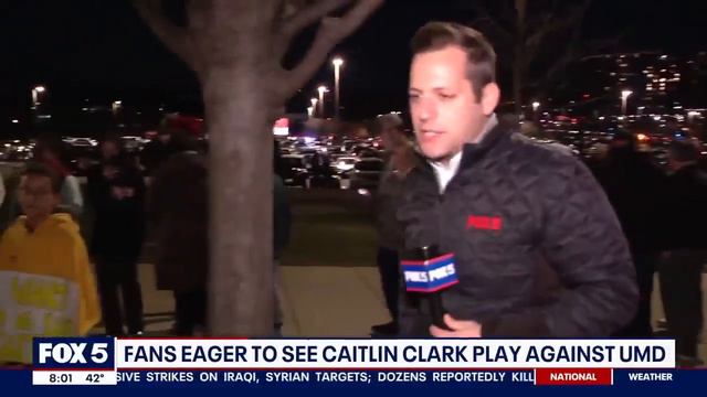 Fans eager to see Caitlin Clark play against UMD смотреть онлайн