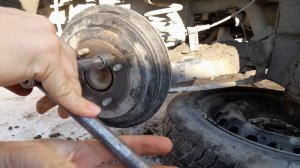 СНЯТИЕ ЗАДНЕГО БАРАБАНА(Вазовским способом)ХЕНДЭ СОЛЯРИС 2021года.