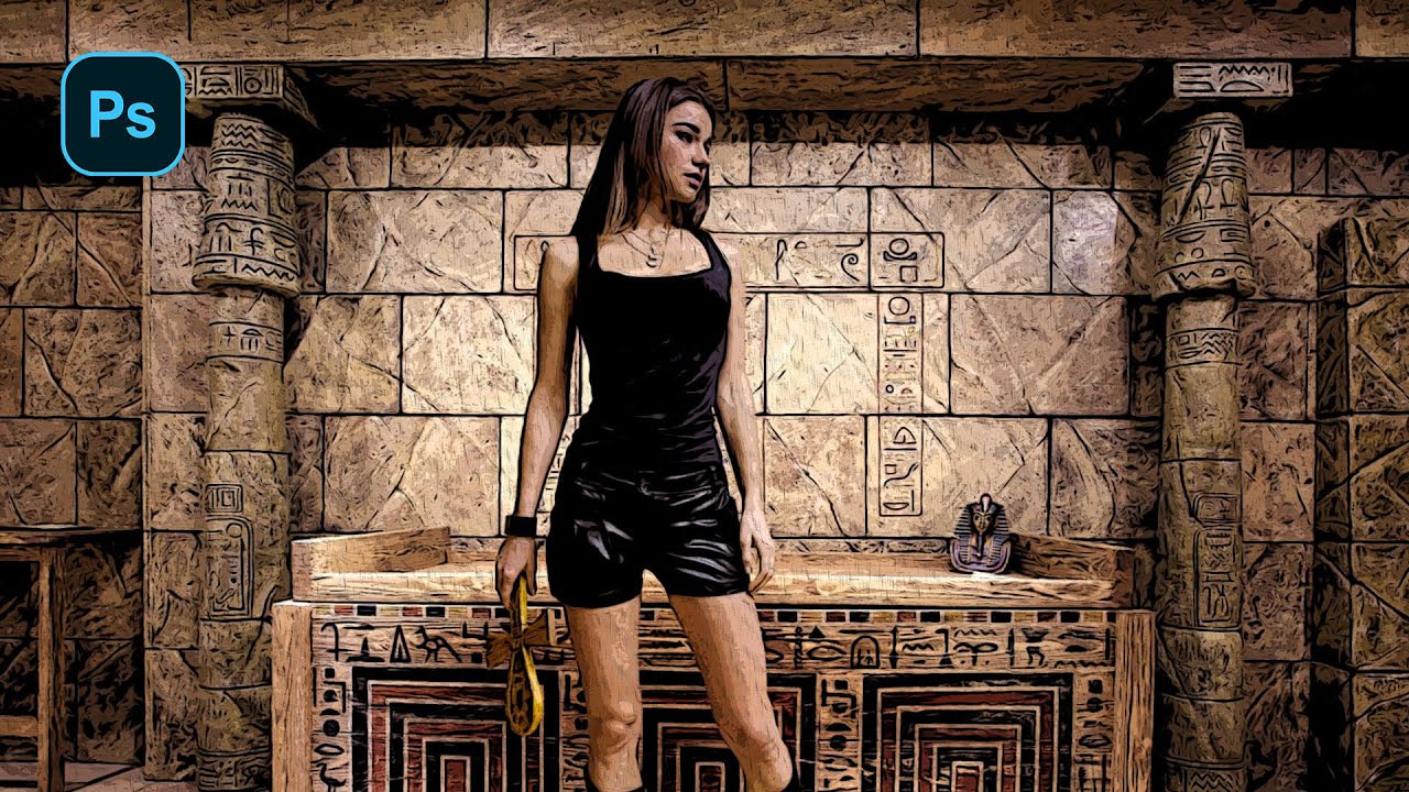 ЭФФЕКТ КОМИКСА В ФОТОШОПЕ COMICS EFFECT ADOBE PHOTOSHOP TUTORIAL 2021-2022 смотреть онлайн