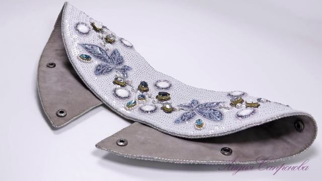 Украшение "Замерзшая ветвь" ручная работа, для шубы. смотреть онлайн