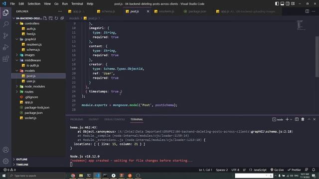 NODE +GraphQl sử dụng mutation tạo , Uservào data base p1 3 смотреть онлайн