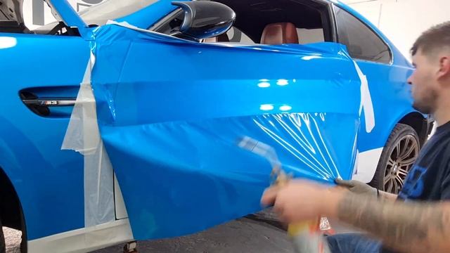BMW e92 M3 vinyl wrap смотреть онлайн