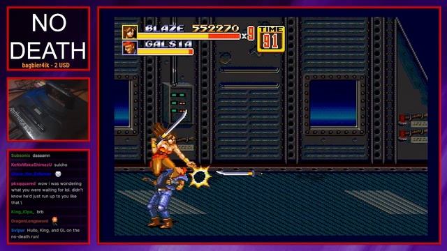 Streets of Rage 2 Blaze NO DEATH Mania by King iOpa (DONE LEGITIMATELY) смотреть онлайн