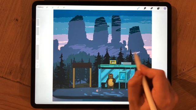 Pixel Art On Procreate [iPad Pixel Art Tips]