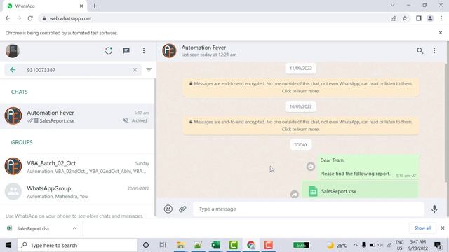 How to Download Report From WhatsApp in VBA | WhatsApp Automation | Advanced VBA in Hindi смотреть онлайн