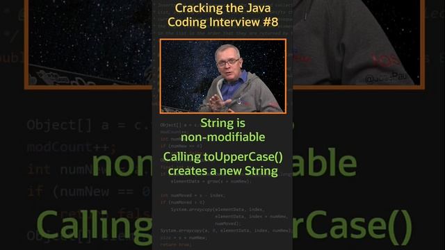 Вопрос 8. Главная особенность класса String? Java. смотреть онлайн