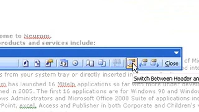 Microsoft Office Word 2003 Add page numbers and other information such as the date or смотреть онлайн