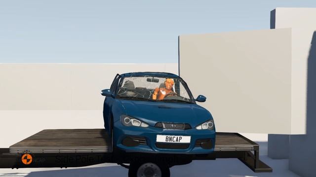 BeamNG Hirochi Sunburst NCAP Crash Test смотреть онлайн