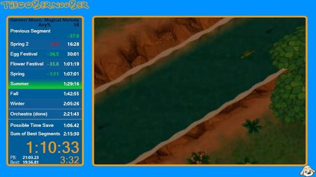 Harvest Moon: Magical Melody Any% in 2:19:18 смотреть онлайн