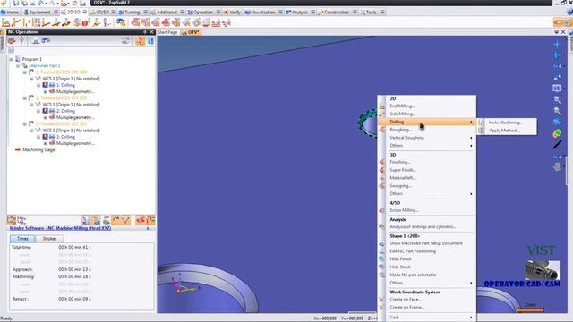 Распознавание и сверление  отверстий в TopSolid 7!