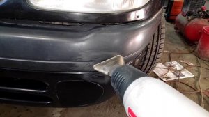 Как убрать потёртость с пластика бампера своими руками.