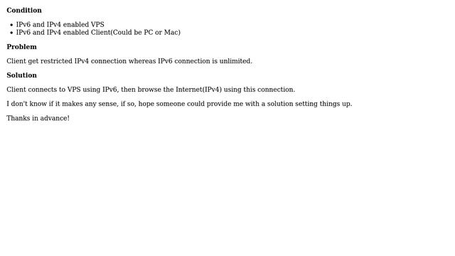 How to set up a IPv6 to IPv4 gateway for VPS? смотреть онлайн