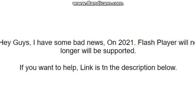 Bad News (For All Flash Player Fans) + Petition смотреть онлайн