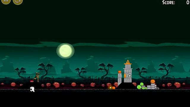 Angry Birds: Seasons. Ham'o'ween (level 1-5) 3 stars Прохождение от SAFa смотреть онлайн