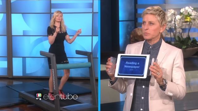 Beth Behrs Plays 'Heads Up!' on a Treadmill смотреть онлайн