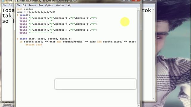 How to make a tik tok tak game in python 3.7 смотреть онлайн