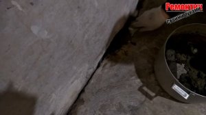 Подготовка пола к заливке стяжки. Замазываем дыры в полу. Как сделать самому.