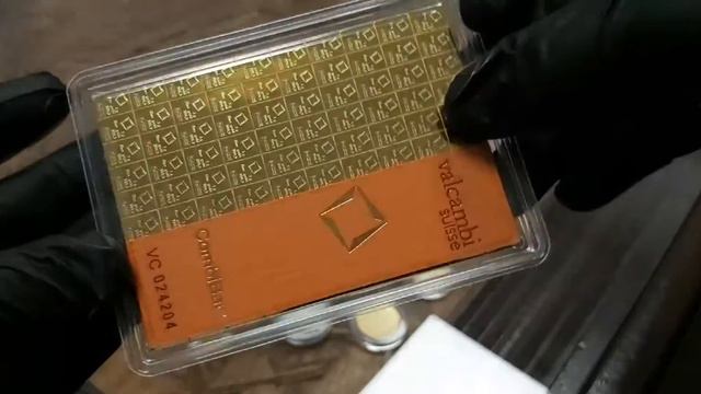 Золотой Комби - Слиток 100x1г Valcambi CombiBar® | Mint Rosenberg смотреть онлайн