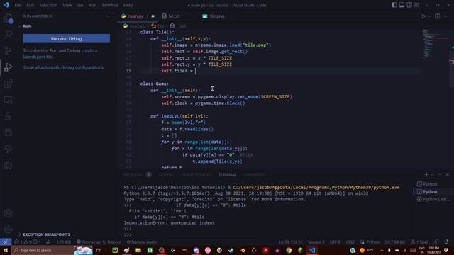 rendering sprites and moving the player | Isometric game in pygame tutorial#2 смотреть онлайн