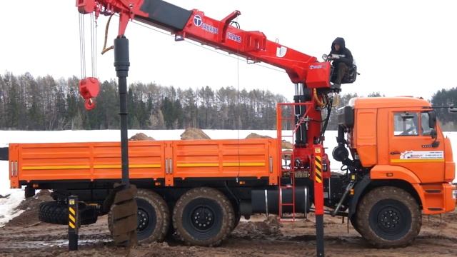 Корейская бурильно-крановая установка Taurus 086A смотреть онлайн