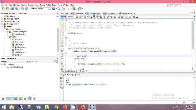Java codes of swapping two numbers|Divisibility|convert Fahrenheit to Celsius: java tutorial Part 5 смотреть онлайн