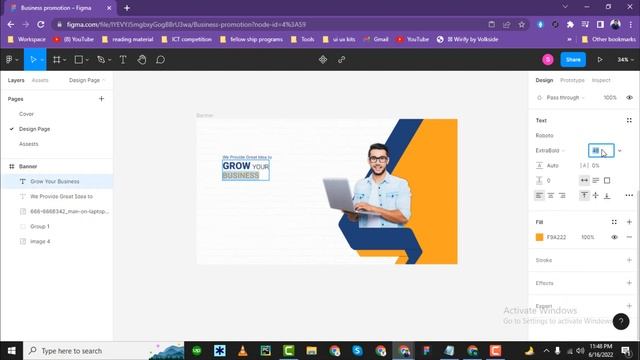 Design Business promotion and corporate web banner template In Figma смотреть онлайн
