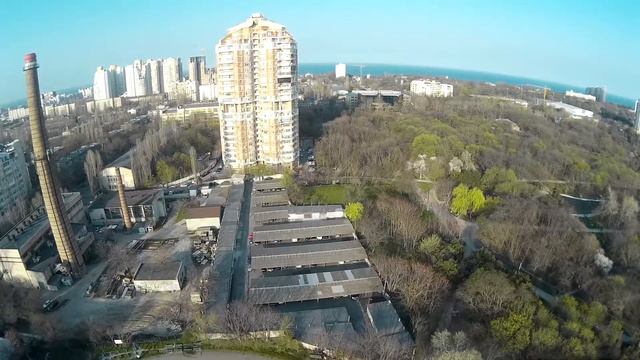 Hubsan H109S. Полёт в Парке Победы смотреть онлайн