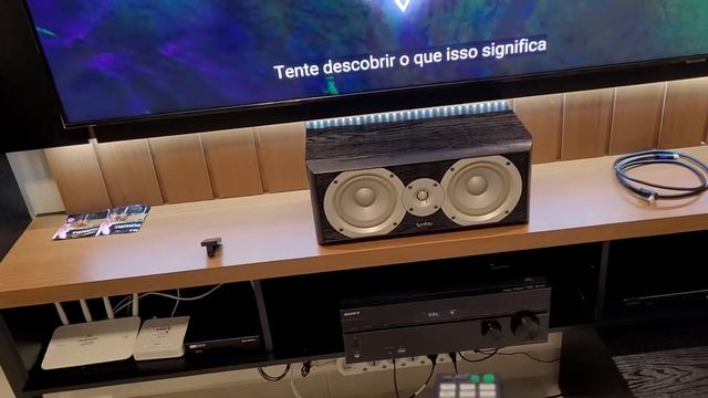 Receiver Sony 7.2 4K STR DH-740 Com Caixas Infinity Primus #receiver  #cinemaemcasa #homecinema