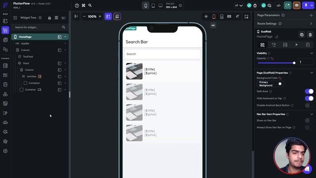 Build Custom Search Bar in FlutterFlow смотреть онлайн
