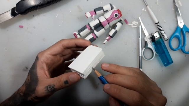 FUNTIME FOXY figura FNaF | Five Nights at Freddy's tutorial DIY Foami CLAY animatronico смотреть онлайн