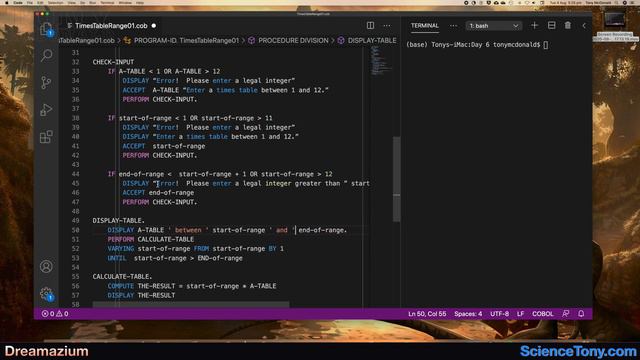 Designing a COBOL program - part 1 смотреть онлайн