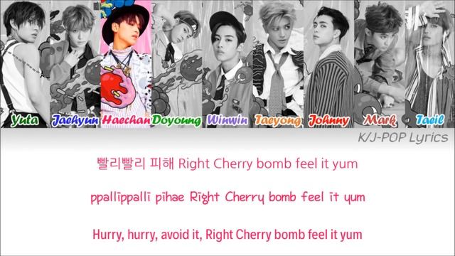 NCT 127 (엔씨티 127) - Cherry Bomb Colour Coded Lyrics (Han/Rom/Eng)