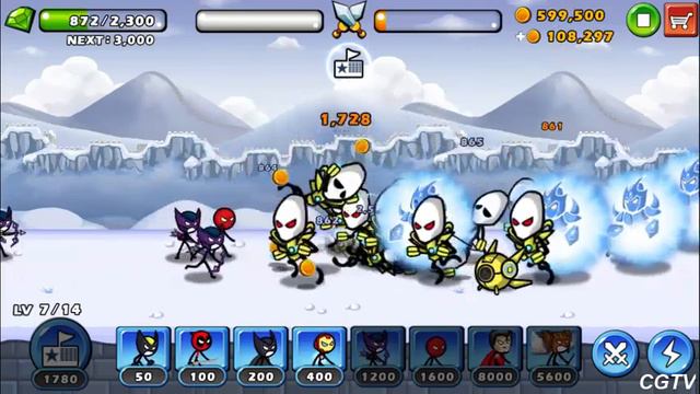 HERO WARS Super Stickman Defense - EAGLE EYE & Fire Arrows смотреть онлайн