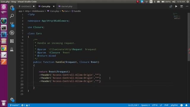 Laravel Api Hindi Tutorial #6 resolve Cors issue | Allow Access-Control-Allow-Origin смотреть онлайн
