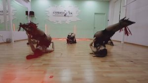 Strip dance group| танец с плётками